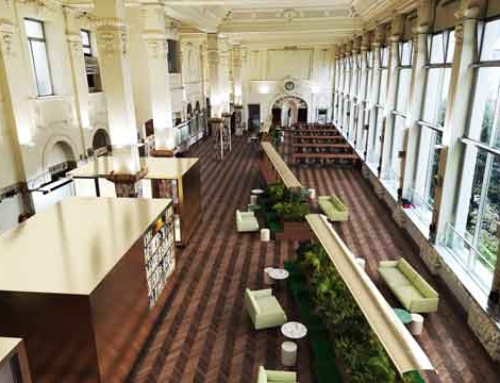 Antwerp Diamond Bourse trading floor repurposed